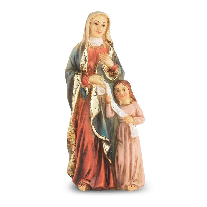 St Anne 4" Hand Painted Patron & Protector