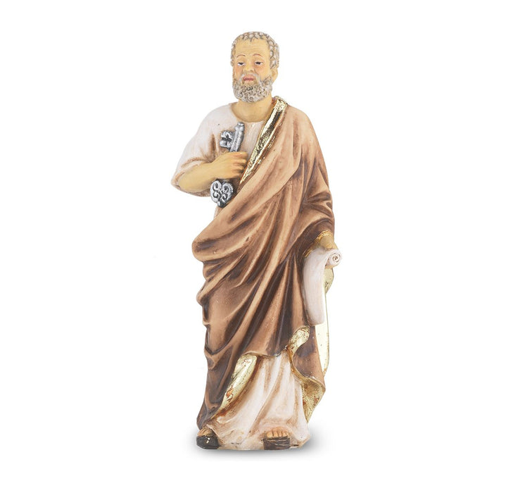 St Peter 4" Hand Painted Patron & Protector