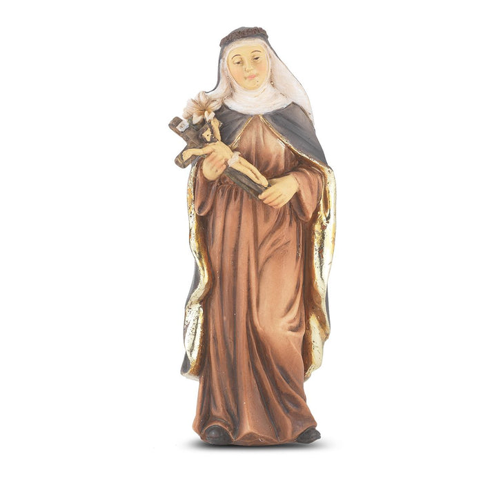 St Catherine of Siena 4" Hand Painted Patron & Protector