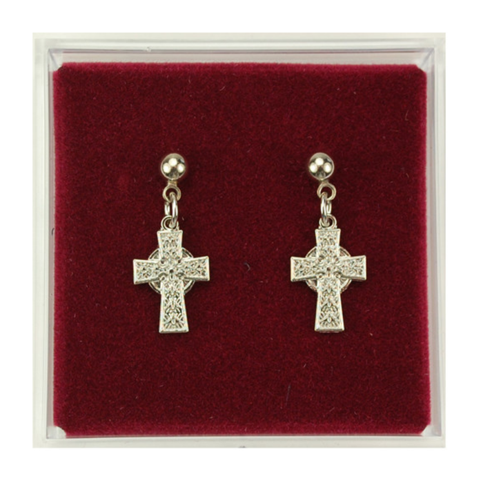 Celtic Cross Earrings Surgical Steel