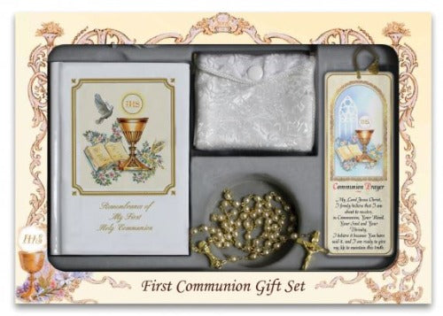 First Communion 4-Piece Set - Neutral - English