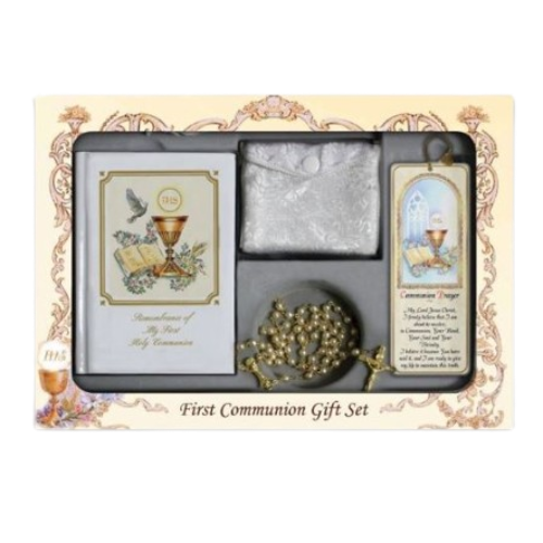 First Communion 4-Piece Set - Neutral - English