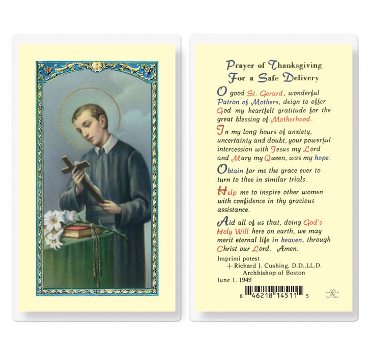 ST GERARD - THANKSGIVING PRAYER