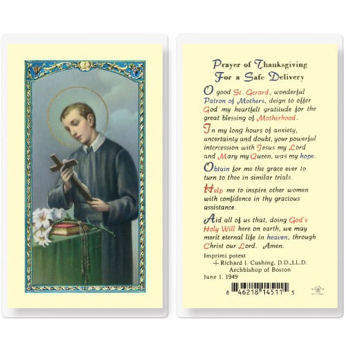 ST GERARD - THANKSGIVING PRAYER