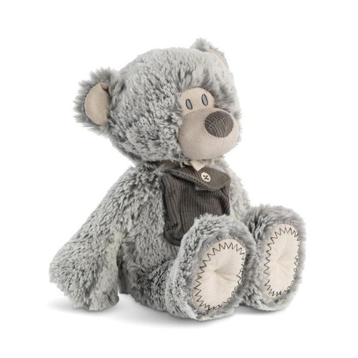 Gray Pocket Prayer Bear 11"