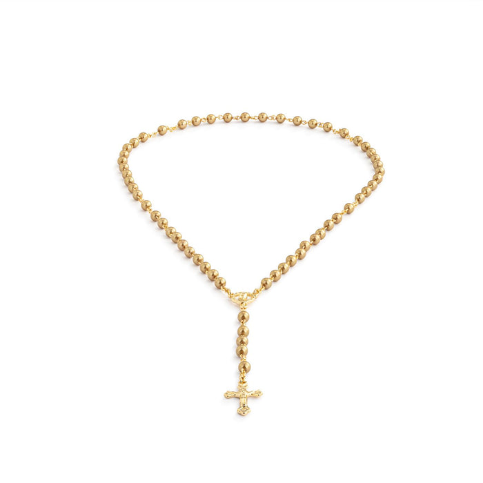 Gold Rosary and Pouch Set
