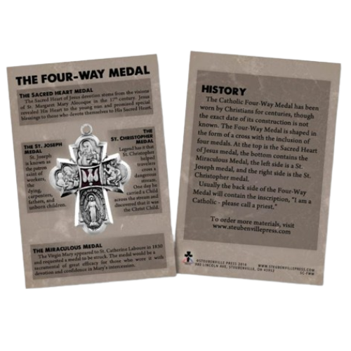 FOUR WAY MEDAL EXPLAINED CARD