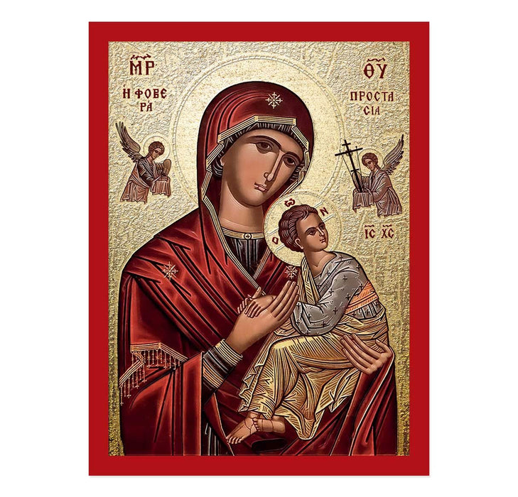 Orthodox Icon Our Lady of Passion 7.5" x 10"