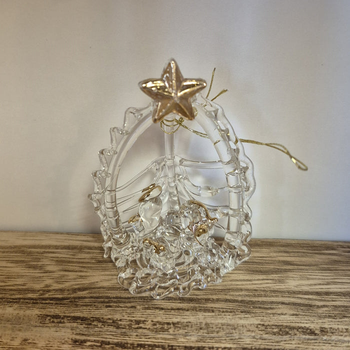 Ornament Glass Nativity