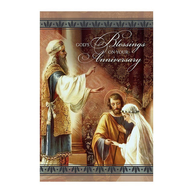 Anniversary Card Marriage of Mary and Joseph