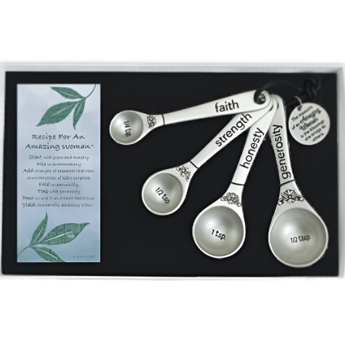 MEASURING SPOONS - AMAZING WOMAN - 4 PIECES