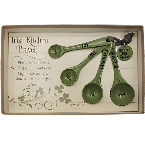 MEASURING SPOONS - IRISH KITCHEN - 4 PIECES