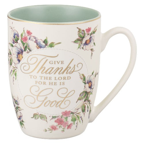 Coffee Mug Give Thanks to the Lord