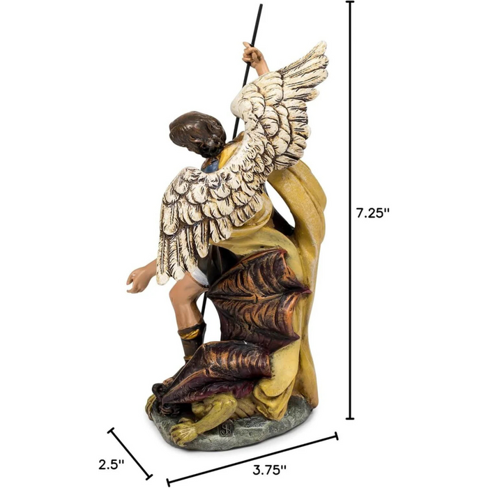 St Michael Statue 7.25" High