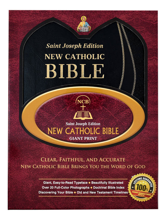 St. Joseph New Catholic Bible (Giant Type)  Black