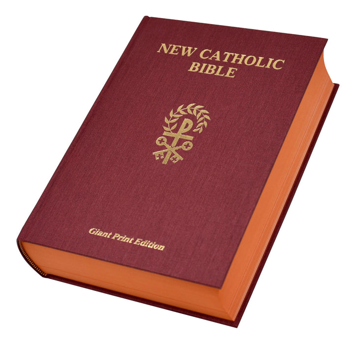 St. Joseph New Catholic Bible (Giant Type) Red Hardcover