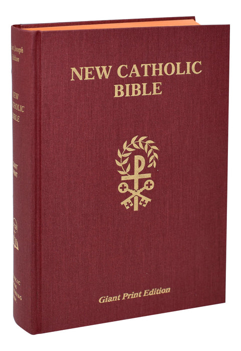 St. Joseph New Catholic Bible (Giant Type) Red Hardcover