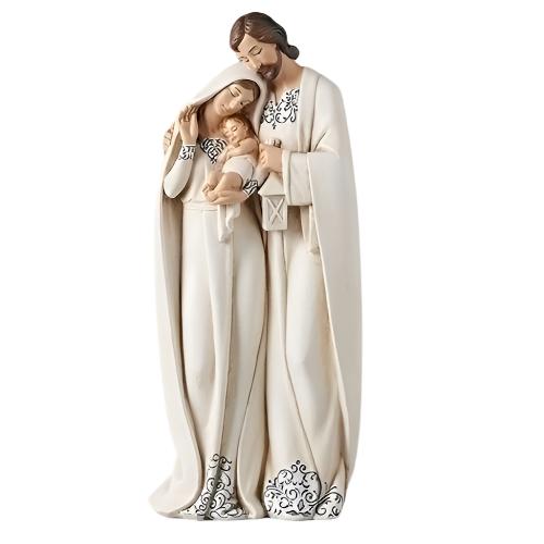 Nativity 10" Figure with White Robes and Blue Trim