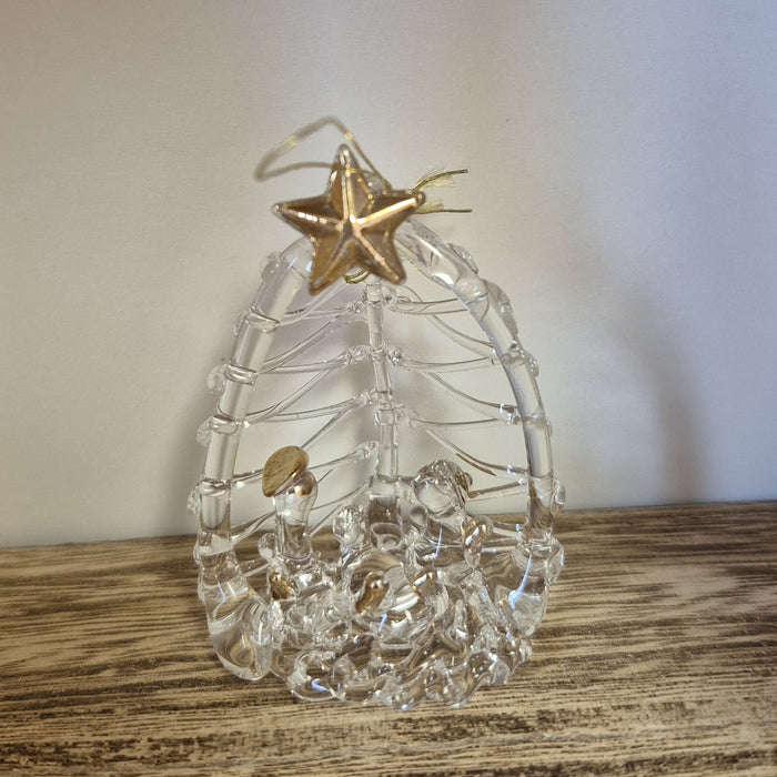 Ornament Glass Nativity