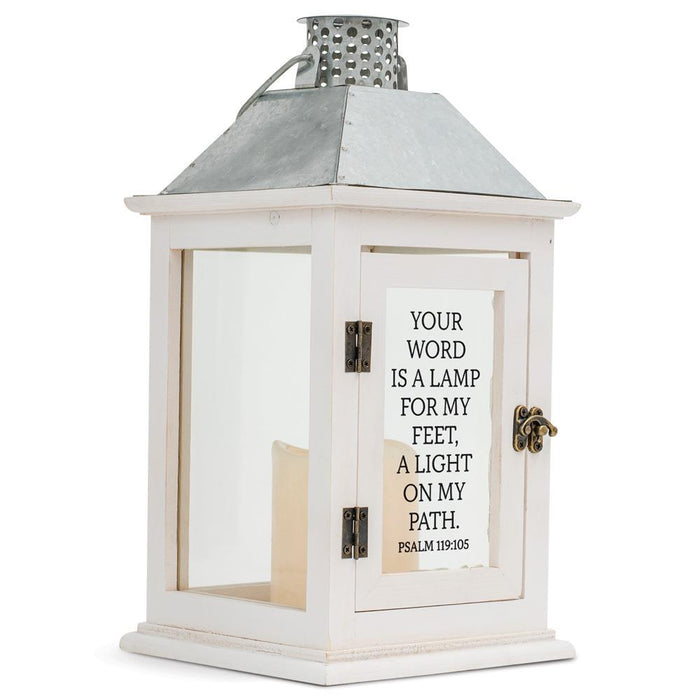 Lantern Your Word is a Lamp 12.25" High