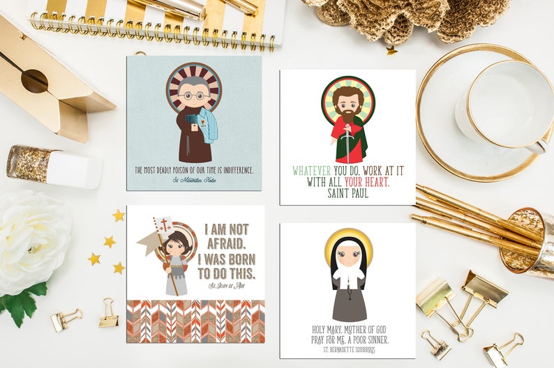 Saint Stickers Set #1 (Set of 12)