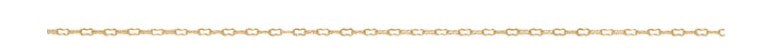 CHAIN 16-18" ADJUSTABLE GOLD OVER BRASS