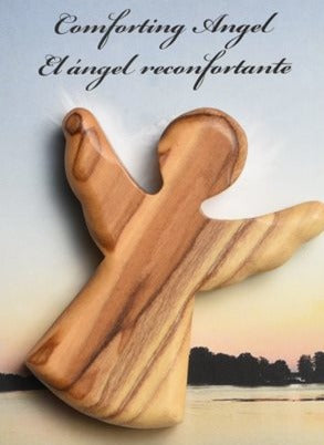 Comforting Angel Olive Wood