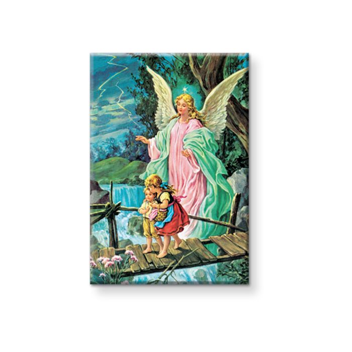 Magnet Guardian Angel 2" x 3"