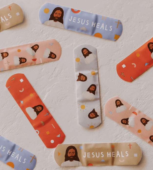 Jesus Heals Bandages