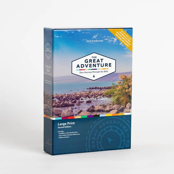 Great Adventure Catholic Bible - Large Print - Navy Blue