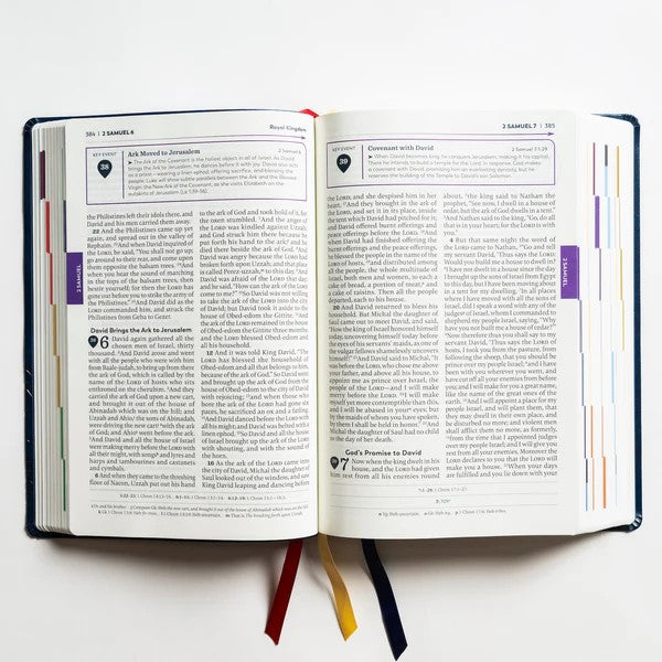 Great Adventure Catholic Bible - Large Print - Navy Blue