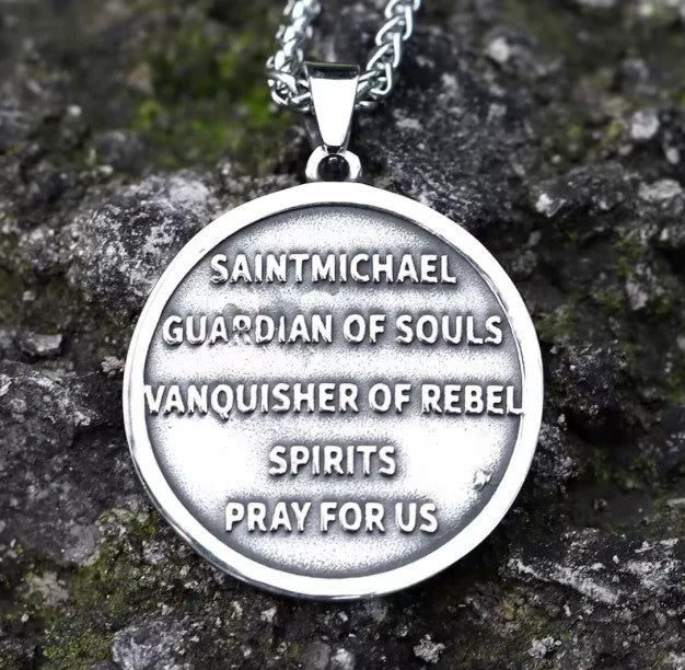 Archangel Men's Necklace 21.5" Chain