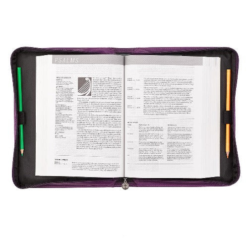 Bible Cover (XL) "Blessed" with Butterfly
