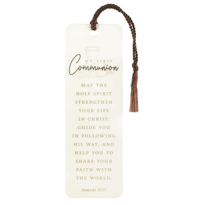 First Communion Bookmark with Tassel