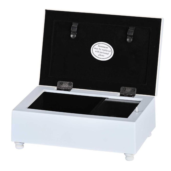 Music Box Baptism Blue Child of God 6" x 4"