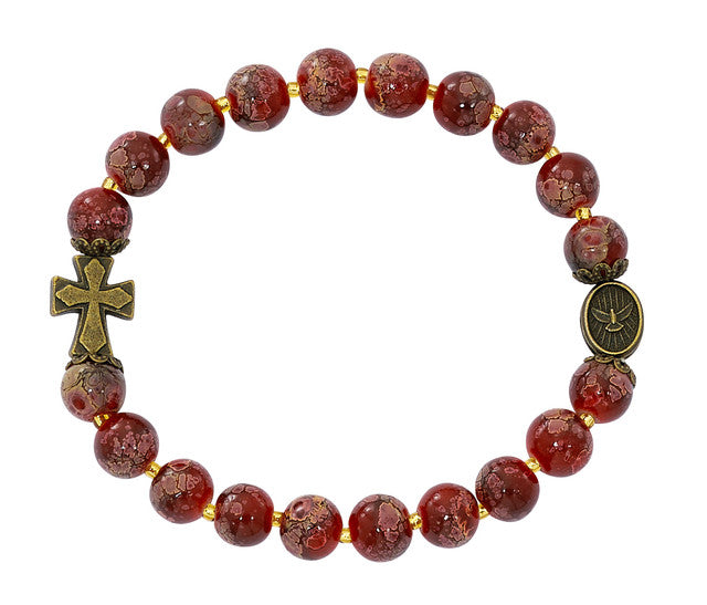 BRACELET RED HOLY SPIRIT STRETCH