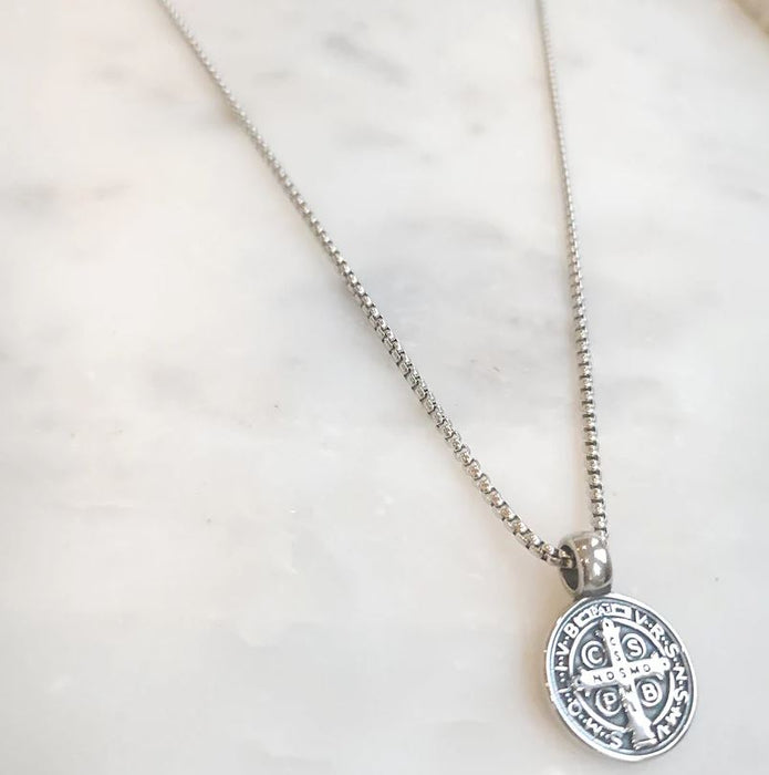 Men's Blessings Necklace 22" Chain