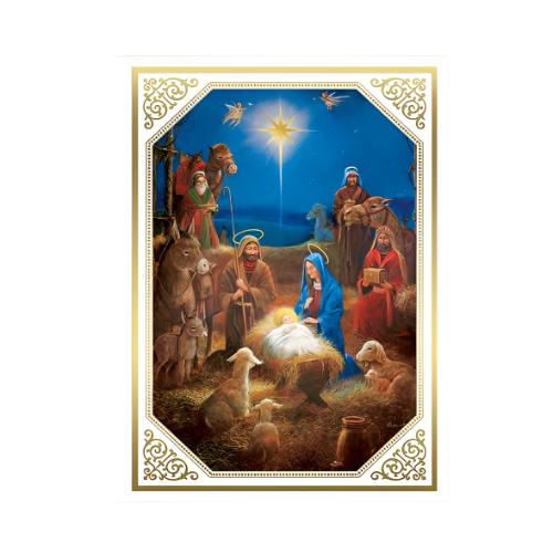 Christmas Card Pack of 5 Miracle of Christmas