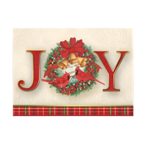 CHRISTMAS CARD - 'JOY' THAT HOLY NIGHT - SET OF 5