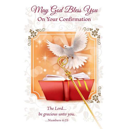 Confirmation Card May God Bless You On Your Confirmation