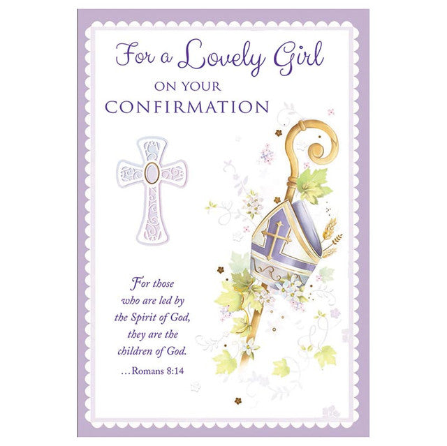 Confirmation Card For a Lovely Girl