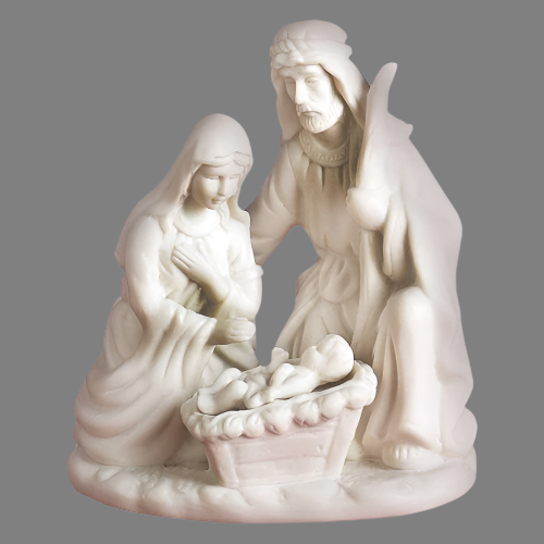 NATIVITY - WHITE PORCELAIN - 4.5"