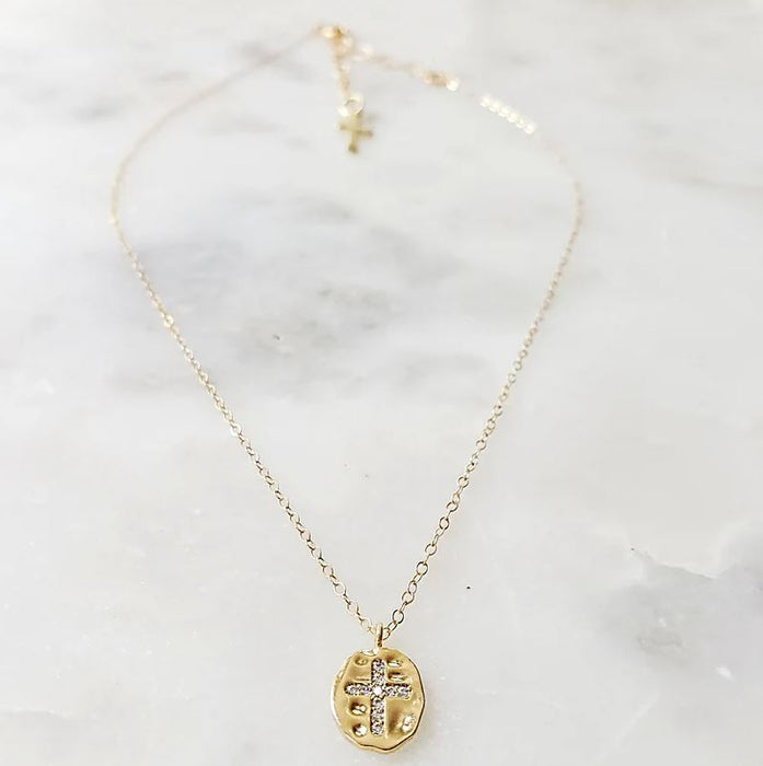 Cross Necklace in Gold