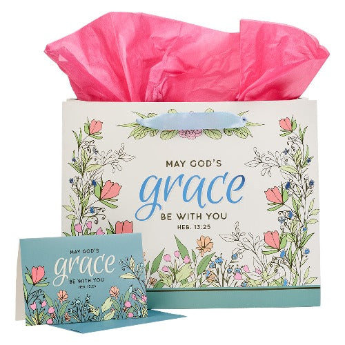 Gift Bag (L) God's Grace in Blue