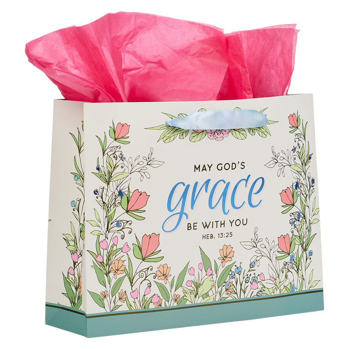 Gift Bag (L) God's Grace in Blue