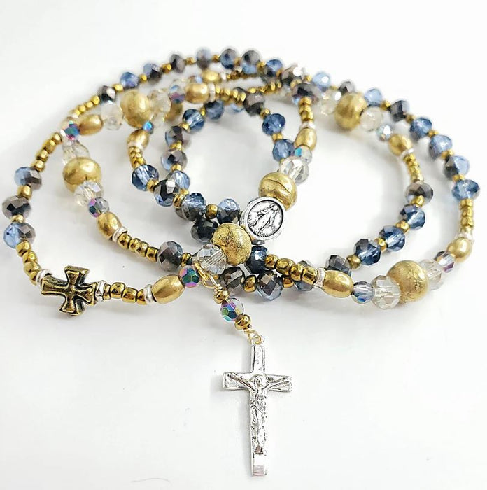 Gracious Words Wrap Rosary Bracelet