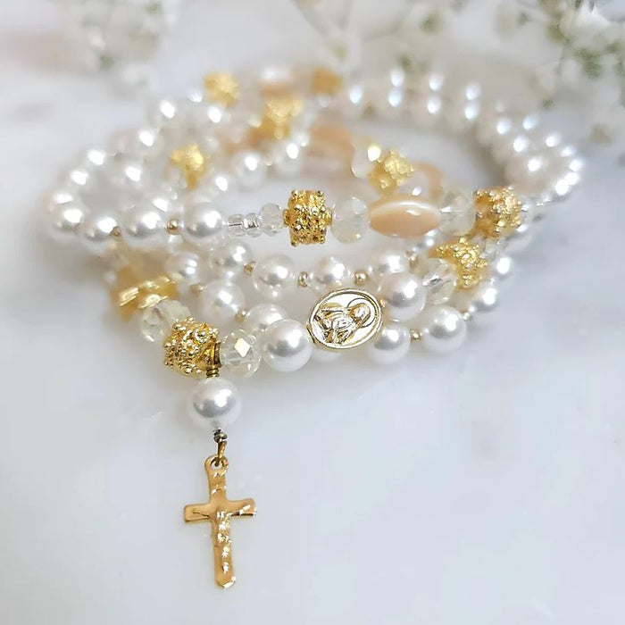 Immaculata Wrap Rosary Bracelet