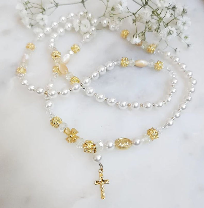 Immaculata Wrap Rosary Bracelet