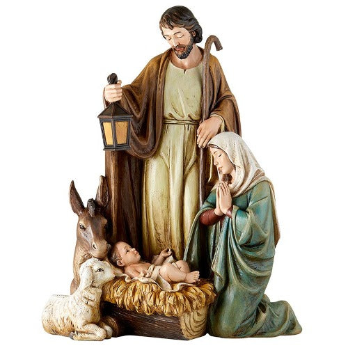 LAMB OF GOD NATIVITY FIGURE - 14.5" POLYRESIN