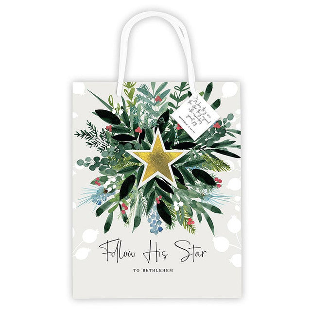 Christmas Gift Bag (M) Follow His Star to Bethlehem